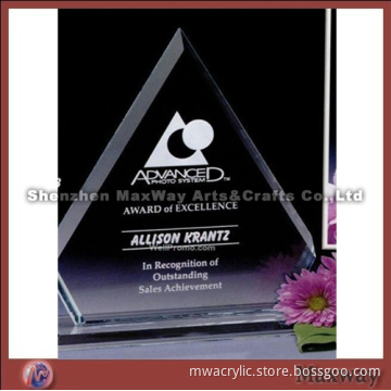 Ingenious Tower-shaped PMMA Trophy/Letterweight/Gift with Logo